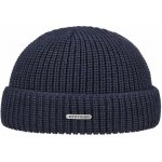 Stetson Low Nízká čepice s texturovaným úpletem merino beanie – Hledejceny.cz