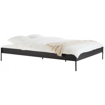 Noo.ma Eton s roštem Černá kovová – Zboží Mobilmania