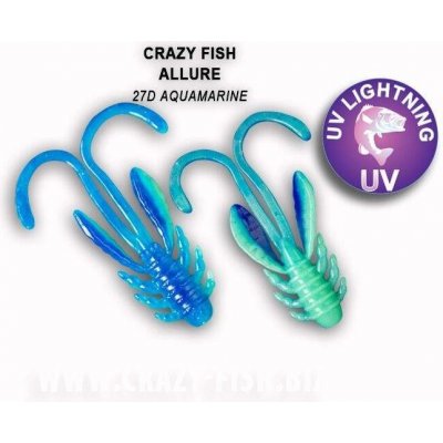 Crazy Fish Allure 4 cm 27D Aquamarine 8 ks – Zbozi.Blesk.cz