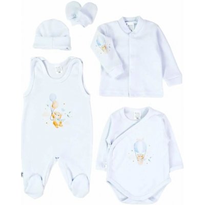 Kojenecká 5D souprava do porodnice Méďa v balónu – Zbozi.Blesk.cz