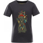 Dětské bavlněné triko Alpine Pro ecomo šedá – Zboží Dáma