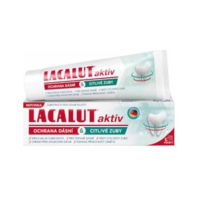 Lacalut Aktiv & citlivé zuby 75 ml – Hledejceny.cz