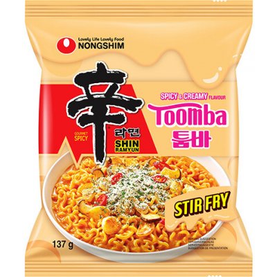 Nongshim Shin Ramyun Toomba krémová instantní nudlová polévka pikantní 137 g – Zboží Dáma