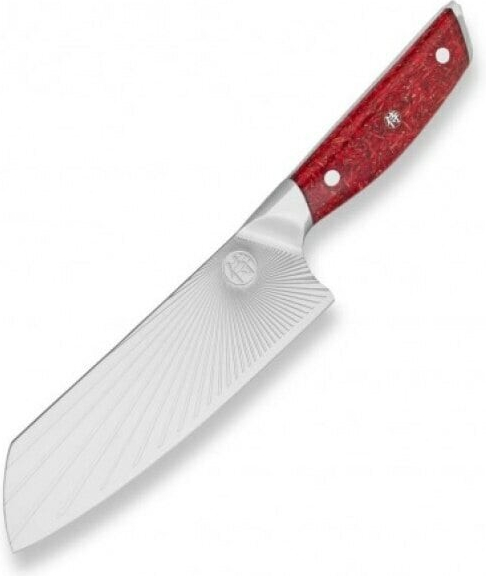 Dellinger Santoku nůž SANDVIK RED NORTHERN SUN 18,5 cm