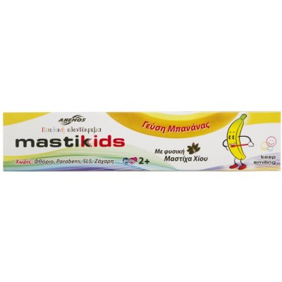 Mastic & herbs dětská bez fluoridu s mastichou a banánem 75 ml – Hledejceny.cz