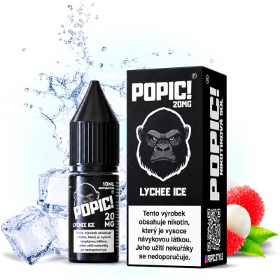 POPIČ! Lychee Ice 10 ml 20 mg – Sleviste.cz