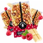 Bopcorn Bílá čokoláda s malinou - popcorn 1,5l – Zboží Dáma