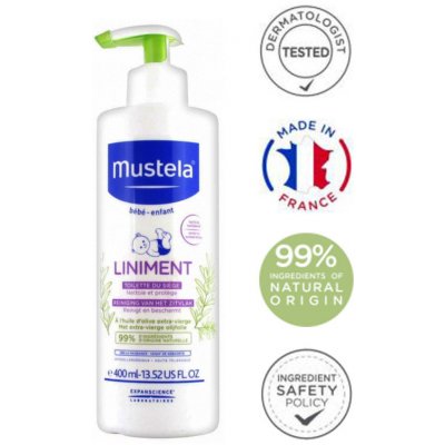 Mustela Bébé Liniment čisticí mléko od narození 400 ml – Zboží Dáma