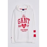 Gant MIKINA GANT CV. UNISEX COLLEGIATE HEART HOODIE bílá – Zbozi.Blesk.cz