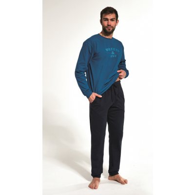 Cornette Wake Up 322/162 pánské pyžamo dlouhé modrá – Zboží Mobilmania