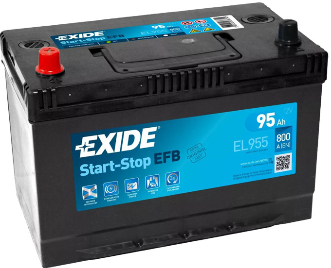 Exide START-STOP EFB 12V 95Ah 800A EL955