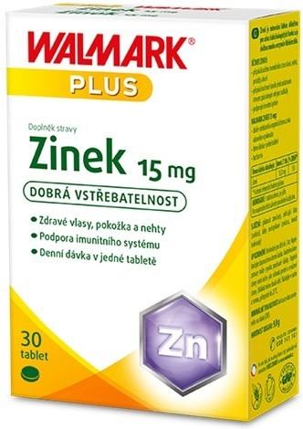 Walmark Zinek 15 mg 90 tablet od 117 Kč - Heureka.cz