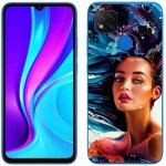 mmCase Gelové Xiaomi Redmi 9C - olejomalba ženy