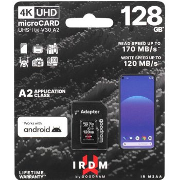 Goodram microSDXC UHS-I U3 128 GB IR-M2AA-1280R12