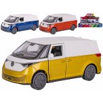 Welly Volkswagen ID Buzz Cargo 11,5 cm kov zpětný chod mix barev červená, žlutá, modrá – Hledejceny.cz