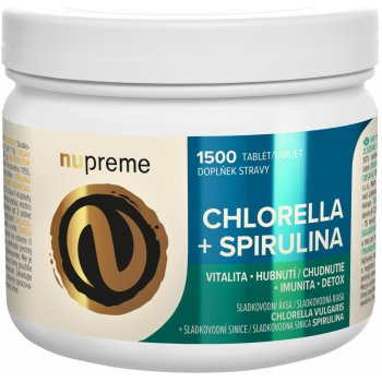 Nupreme Chlorella + Spirulina Bio 1500 tablet