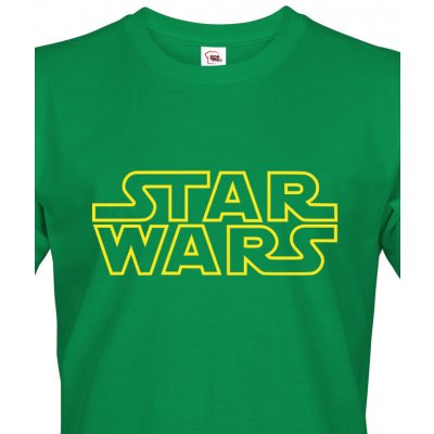 Bezvatriko cz Star Wars Canvas pánské tričko s krátkým rukávem 1390 zelená