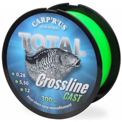 Carp´R´Us Total Crossline Cast Green 500m 0,25mm 4,5kg – Zboží Mobilmania