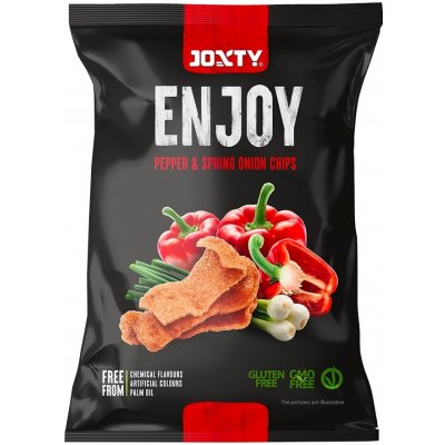 JOXTY Enjoy smažené bramborové chipsy s paprikou a jarní cibulkou 40 g