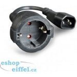 Gembird Power Adapter Cord IEC320 C14 -Schuko, M-F, 15cm – Zboží Živě