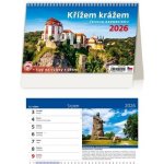 Stolní Helma Křížem krážem Českou republikou 2026 – Zboží Dáma