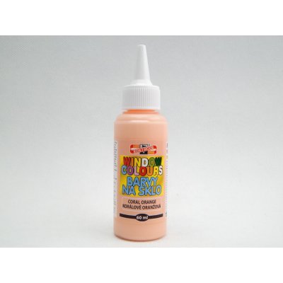 Koh-i-noor Slupovací barva na sklo 9742003 oranžová korál 60ml – Hledejceny.cz