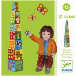 Djeco skládací kostky pyramida Moji kamarádi – Zboží Mobilmania