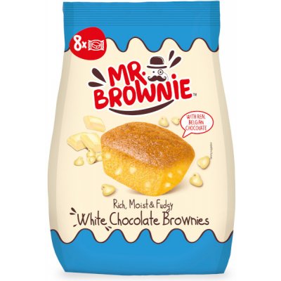 Mr. Brownie White Chocolate Brownies 200 g – Hledejceny.cz
