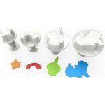 Vykrajovátka s pístem 4ks jednorožec, cupcake, kometa a hvězda Dekofee – Hledejceny.cz