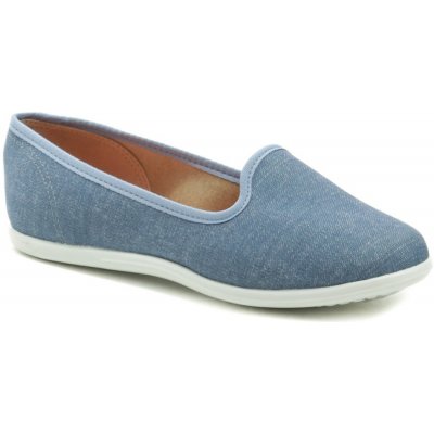 Molekinha dívčí baleríny 2015.1301 modré/jeans – Zboží Mobilmania