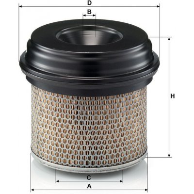 MANN-FILTER Vzduchový filtr MANN C21338 (MF C21338) – Hledejceny.cz