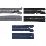 Duhový kostěný zip šíře 5 mm délka 40 cm - 330 modrá tmavá – Hledejceny.cz