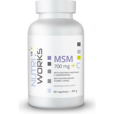 NutriWorks MSM 700 mg 90 kapslí – Hledejceny.cz