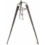 Kukmara skládací trojnožka ocelová 90cm, na kotlík, kazan nr.4, t041 – Zboží Dáma