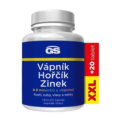 GS Vápník hořčík zinek 150 tablet – Hledejceny.cz