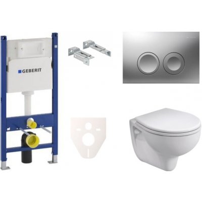 Závěsný WC set Geberit do lehkých stěn / předstěnová montáž + WC Kolo Rekord SIKOGES7K3 – Sleviste.cz