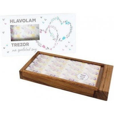 ALBI Svatební hlavolam Trezor na bankovku - na společné sny – Sleviste.cz