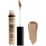 NYX Professional Make-up Can't Stop Won't Stop Tekutý korektor 7.5 Soft Beige 3,5 ml – Sleviste.cz