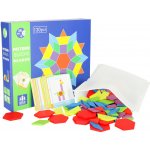 KIK Dřevěná mozaika 130 ks – Zboží Dáma