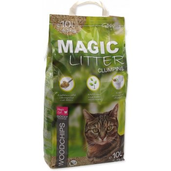 Magic Cat Magic Litter Woodchips ) 10 l (4,3 kg