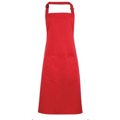 Cotton Classics Zástěra Colours lacl s kapsou strawberry red – Hledejceny.cz