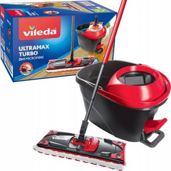 Vileda Ultramax Turbo Kbelík a plochý mop 34 cm