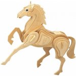 Wooden toy / WCK 3D dřevěné puzzle Lokomotiva 30 ks – Hledejceny.cz