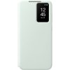 Pouzdro a kryt na mobilní telefon Samsung Samsung Galaxy S24 FE Smart View Wallet Case Mint EF-ZS721CMEGWW