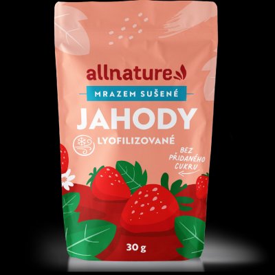 ALLNATURE Jahody sušené mrazem 30 g – Zboží Dáma