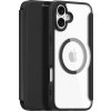 Pouzdro a kryt na mobilní telefon Apple Dux Ducis Skin X Pro Magnetické pro iPhone 16 Plus Black