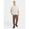 Pánská Košile Jack&Jones košile Jeff relaxed fit 12248386 Écru