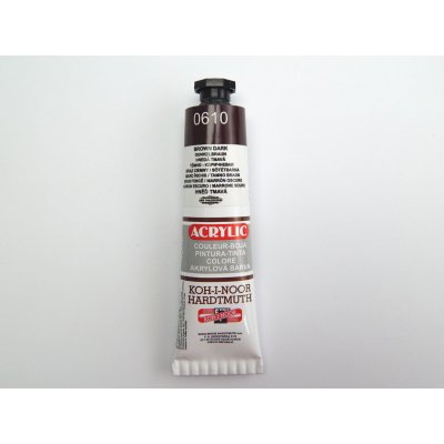 Koh-i-noor Akrylová barva 40 ml hněď tmavá 0610 – Hledejceny.cz