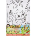 GRAFIX Malování podle čísel pro děti Opička – Sleviste.cz