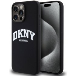 DKNY Liquid Silicone Arch Logo MagSafe pro iPhone 14 Pro Black